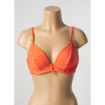 CHERRY BEACH - Haut de maillot de bain orange en polyamide - Femme - Taille 100C - Modz