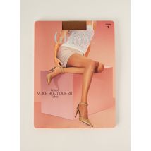 GERBE - Collants beige en polyamide - Femme - Taille 0 - Modz