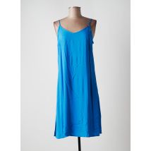 B.YOUNG - Robe mi-longue bleu en viscose pour femme - Taille 40 - Modz