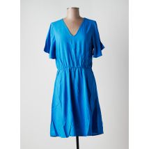 B.YOUNG - Robe mi-longue bleu en viscose - Femme - Taille 38 - Modz