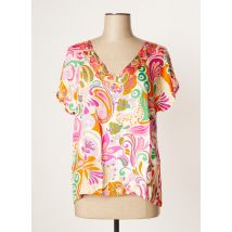 PAUL BRIAL - Blouse orange en viscose - Femme - Taille 36 - Modz