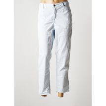 EMMA & ROCK - Pantalon 7/8 bleu en coton - Femme - Taille 46 - Modz