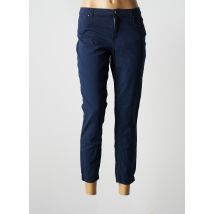 EMMA & ROCK - Pantalon 7/8 bleu en coton pour femme - Taille 40 - Modz