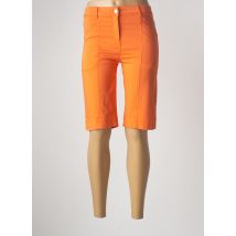 PAUL BRIAL - Bermuda orange en coton - Femme - Taille 34 - Modz