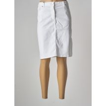 EMMA & ROCK - Jupe mi-longue blanc en coton - Femme - Taille 42 - Modz