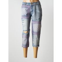 FRACOMINA - Jeans boyfriend bleu en coton - Femme - Taille W25 - Modz