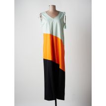 SENORETTA - Robe longue vert en viscose - Femme - Taille 38 - Modz