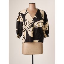 LOSAN - Chemisier noir en coton - Femme - Taille 40 - Modz