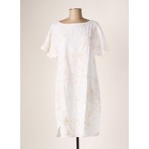 LA FABBRICA DEL LINO - Robe maternité blanc en lin - Femme - Taille 38 - Modz
