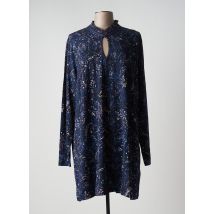 YESTA - Robe courte bleu en viscose - Femme - Taille 42 - Modz