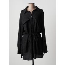 YESTA - Robe courte noir en tencel pour femme - Taille 40 - Modz