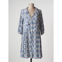 PAKO LITTO - Robe mi-longue bleu en viscose - Femme - Taille 36 - Modz