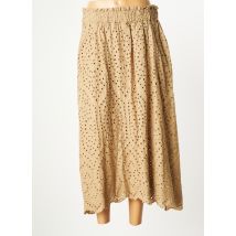 ANNA LYON - Jupe longue beige en coton - Femme - Taille 36 - Modz
