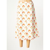 COMPAÑIA FANTASTICA - Jupe mi-longue blanc en coton - Femme - Taille 40 - Modz