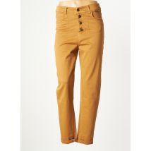 PAKO LITTO - Pantalon droit marron en coton - Femme - Taille 36 - Modz