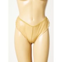LOUISE MISHA - Tanga jaune en polyester - Femme - Taille 40 - Modz