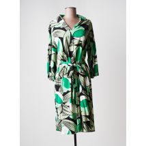 KYRA - Robe mi-longue vert en viscose - Femme - Taille 40 - Modz