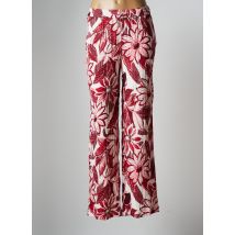 KYRA - Pantalon droit rouge en coton - Femme - Taille 38 - Modz