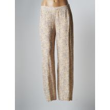 SIGNE NATURE - Pantalon large beige en viscose - Femme - Taille 40 - Modz