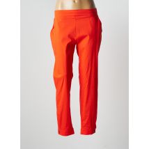 VILAGALLO - Pantalon droit orange en coton - Femme - Taille 42 - Modz