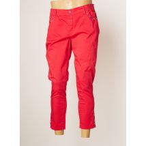 COWEST - Pantalon 7/8 rouge en coton - Femme - Taille 46 - Modz