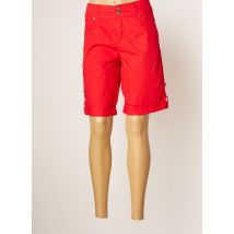 JENSEN - Bermuda rouge en coton pour femme - Taille 46 - Modz