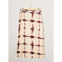 RIVER WOODS - Jupe mi-longue rose en viscose - Femme - Taille 40 - Modz