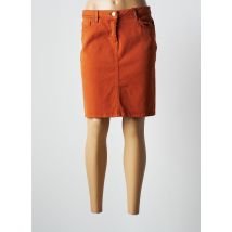 EMMA & ROCK - Jupe courte marron en coton - Femme - Taille 38 - Modz