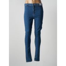 TOPSHOP - Pantalon slim bleu en coton - Femme - Taille TU - Modz