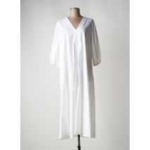 TOUPY - Robe longue blanc en coton - Femme - Taille 36 - Modz
