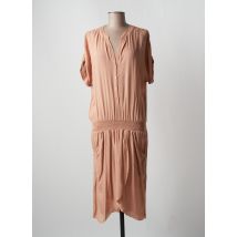 RABENS SALONER - Robe mi-longue rose en viscose - Femme - Taille 34 - Modz