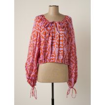 TOUPY - Blouse violet en coton - Femme - Taille 38 - Modz