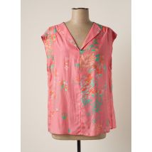 TOUPY - Blouse rose en soie - Femme - Taille 36 - Modz