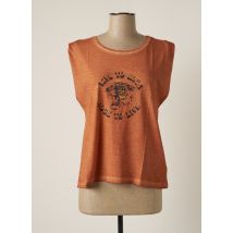 MKT STUDIO - T-shirt orange en coton pour femme - Taille 36 - Modz
