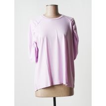 SECOND FEMALE - T-shirt violet en lyocell - Femme - Taille 40 - Modz