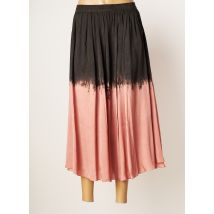 RABENS SALONER - Jupe mi-longue rose en viscose - Femme - Taille 38 - Modz