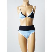 MR MOOD - Maillot de bain 2 pièces bleu en polyamide - Femme - Taille 36 - Modz