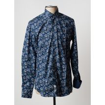 DOS GALGOS - Chemise manches longues bleu en coton - Homme - Taille M - Modz
