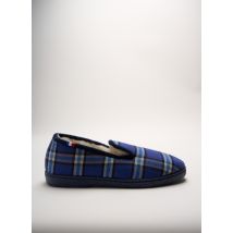 ARTHUR - Chaussons/Pantoufles bleu en textile pour homme - Taille 45 - Modz