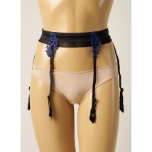 COTTON CLUB - Guêpière/Porte-jarretelle noir en polyester - Femme - Taille 38 - Modz