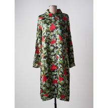 FRACOMINA - Robe mi-longue vert en viscose - Femme - Taille 40 - Modz