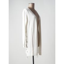 LPB - Gilet manches longues blanc en viscose - Femme - Taille 38 - Modz