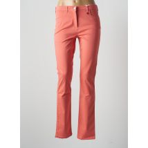 TONI - Pantalon droit orange en coton pour femme - Taille 40 - Modz
