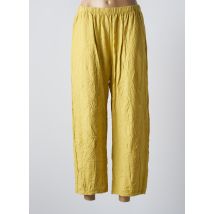 GERSHON BRAM - Pantalon 7/8 jaune en viscose pour femme - Taille 46 - Modz