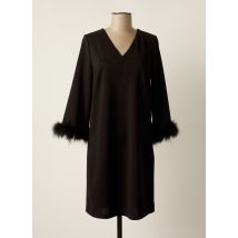 AMELIE & AMELIE - Robe mi-longue noir en polyester - Femme - Taille 34 - Modz