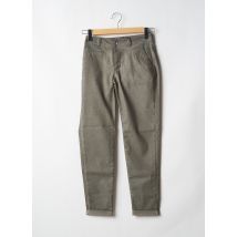EVA KAYAN - Pantalon slim vert en coton - Femme - Taille 34 - Modz