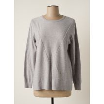 SCORZZO - Pull gris en viscose - Femme - Taille 38 - Modz
