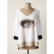 DANIELA DALLAVALLE - Top blanc en polyester - Femme - Taille 40 - Modz