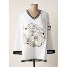 ELISA CAVALETTI - Sweat-shirt blanc en coton - Femme - Taille 40 - Modz