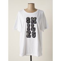 SOPHIA CURVY - T-shirt blanc en viscose - Femme - Taille 40 - Modz